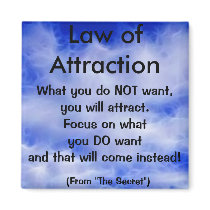 LAW OF ATTRACTION Collection I magnets by RavenSpiritPrints LAW OF ATTRACTION Collection I magnets