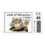 Law Of Attraction Large Postage Stamp
