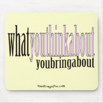 Law of Attraction Mousepad by affirmationshirts Law of Attraction Mousepad