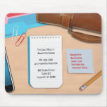 Law / Office Desk Background Mousepad