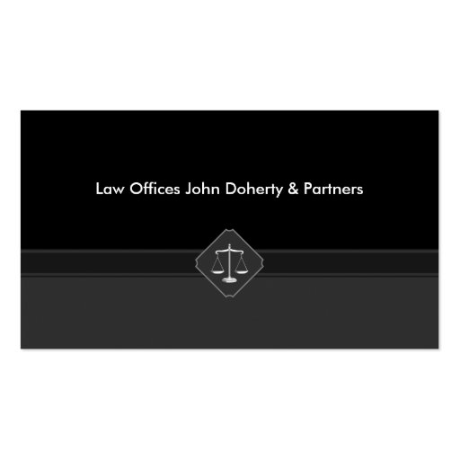 Law Offices - Business Card (front side)