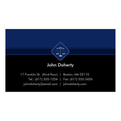 Law Offices - Business Card (back side)