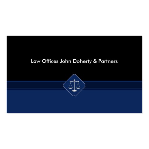 Law Offices - Business Card (front side)