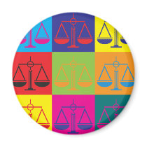 Law Pop Art Fridge Magnet