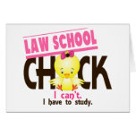 Law School Chick 1 Greeting Cards