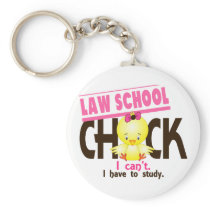 Law School Chick 1 Key Chain