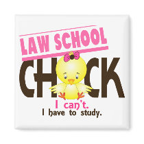 Law School Chick 1 Fridge Magnet