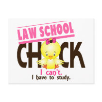 Law School Chick 1 Postcard