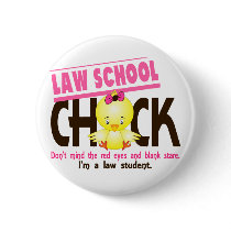 Law School Chick 2 Pinback Button