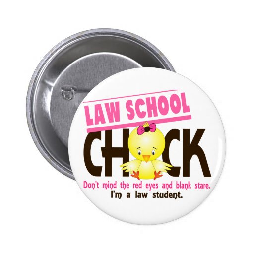 Law School Chick 2 Pinback Button
