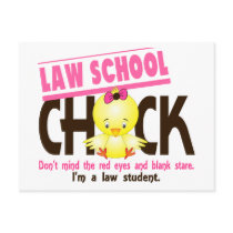 Law School Chick 2 Postcard