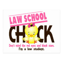Law School Chick 2 Postcard