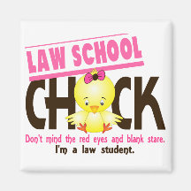 Law School Chick 2 Refrigerator Magnet