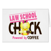 Law School Chick 4 Greeting Card