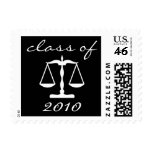 Law School Class Of 2010 (White Scales Of Justice) Stamps