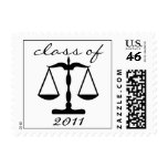 Law School Class Of 2011 (Black Scales Of Justice) Stamps