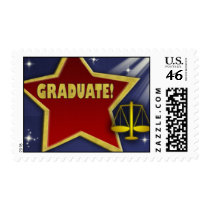 Law School Graduate Star postage
