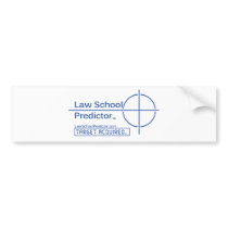 Law School Predictor Bumper Sticker