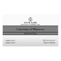law student business card templates