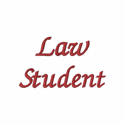 Law Student-Embroidered Polo Shirt Law Student-Embroidered Polo Shirt