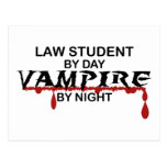 Law Student Vampire by Night Post Cards