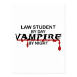 Law Student Vampire by Night Postcards