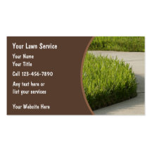 Lawn Business Cards
