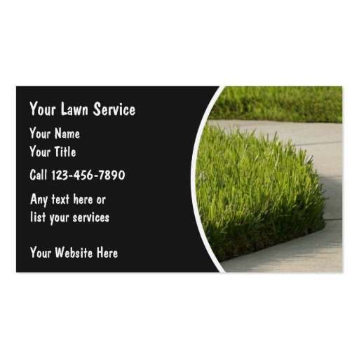 Lawn Business Cards