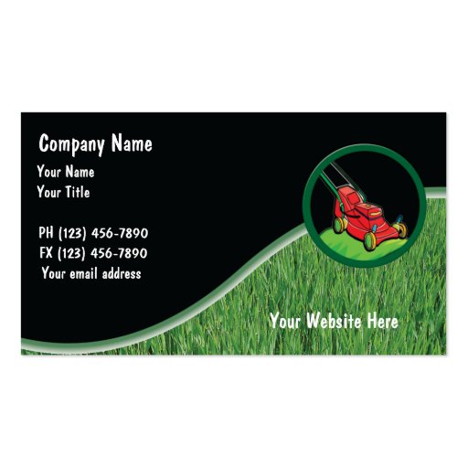 Lawn Business Cards