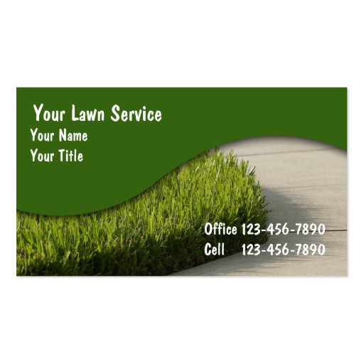 Lawn Business Cards