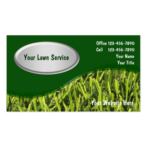 Lawn Business Cards Fixed