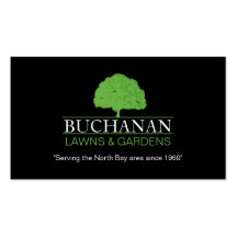 Lawn Care and Gardening Business Card