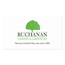 Lawn Care and Gardening Business Card