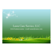 lawn care business business card templates