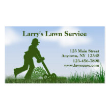 Lawn Care Business Card