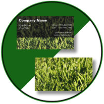 Lawn Care Business Cards business cards by Luckyturtle Lawn Care Business Cards business cards