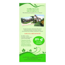 Lawn Care Rack Card rack cards
