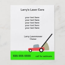 Lawn Care Services Flyers