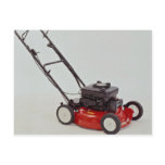 Lawn mower Photo Post Card