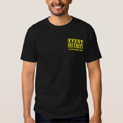 Lawn People Event Security  dark  T-shirt