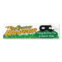 Lawn Ranger bumper stickers by GardenObsessions Lawn Ranger bumper stickers