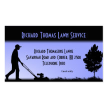 Lawn Service Landscape  Business Card