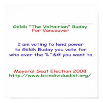 Lawn Sign, Buday 2008 posters
