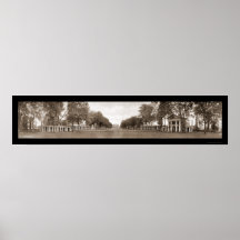 Lawn University of Virginia Huge Photo 1911 Print