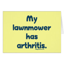 Lawnmower Has Arthritis