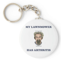 Lawnmower Has Arthritis Key Chain