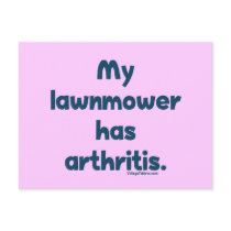 Lawnmower Has Arthritis