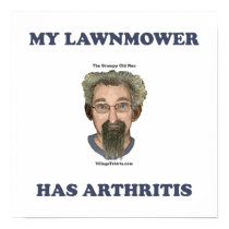Lawnmower Has Arthritis