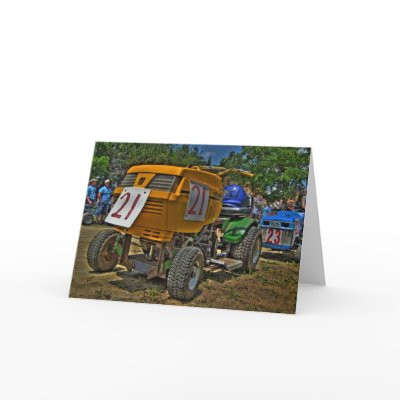 Auto Racing Christmas Cards on Lawnmower Racing Card  4   Blank From Zazzle Com