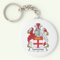 Lawrence Family Crest Keychain